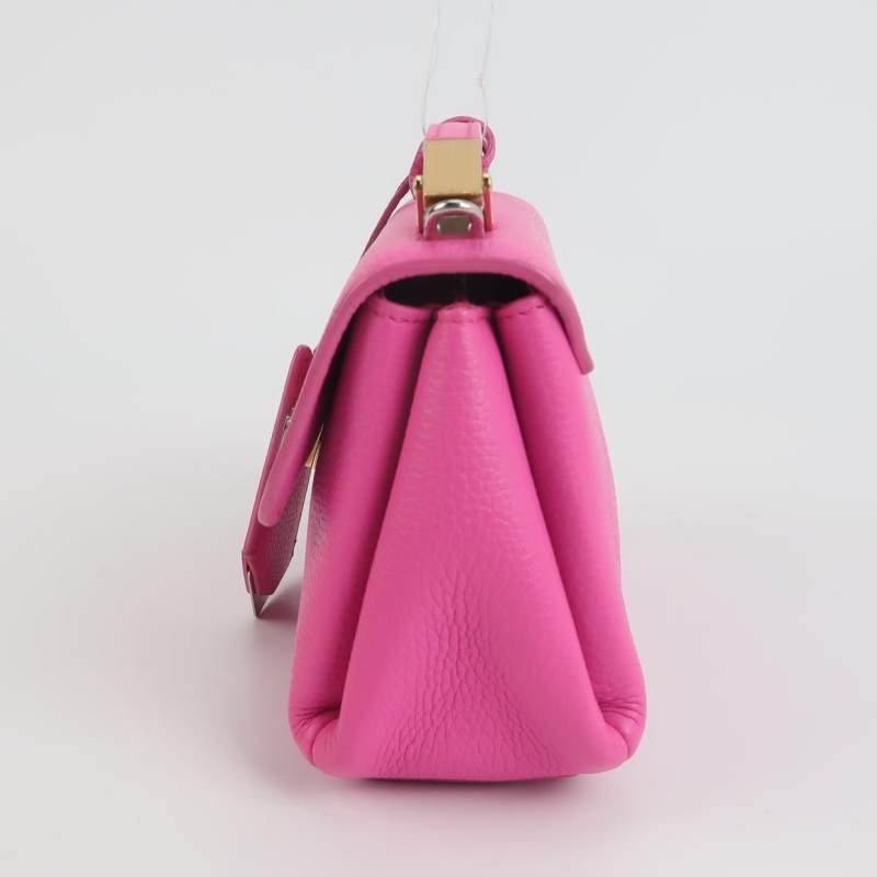 BalenciagaLe Dix牛皮純色方形按扣斜挎包單肩包-2