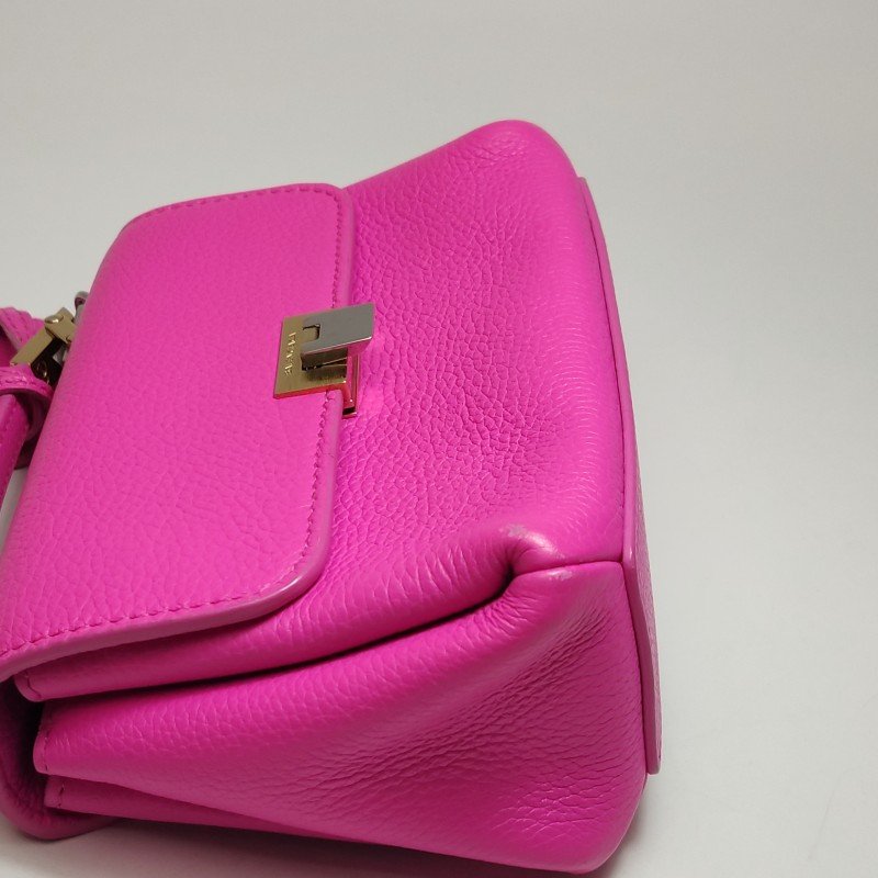 BalenciagaLe Dix牛皮純色方形按扣斜挎包單肩包-20