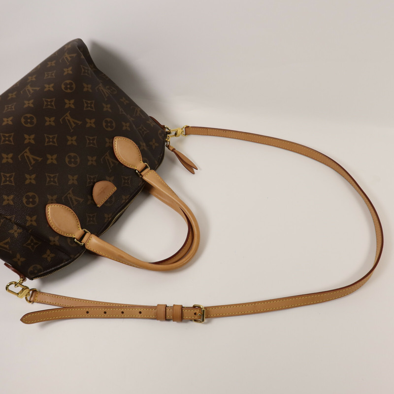 LOUIS VUITTON Monogram Rivoli PM金扣手挽肩背兩用袋-7