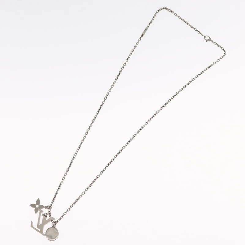 【日本直送】路易威登 LV 印花字母綠松石項鍊 M68904 LV Auth 163744SAM-9