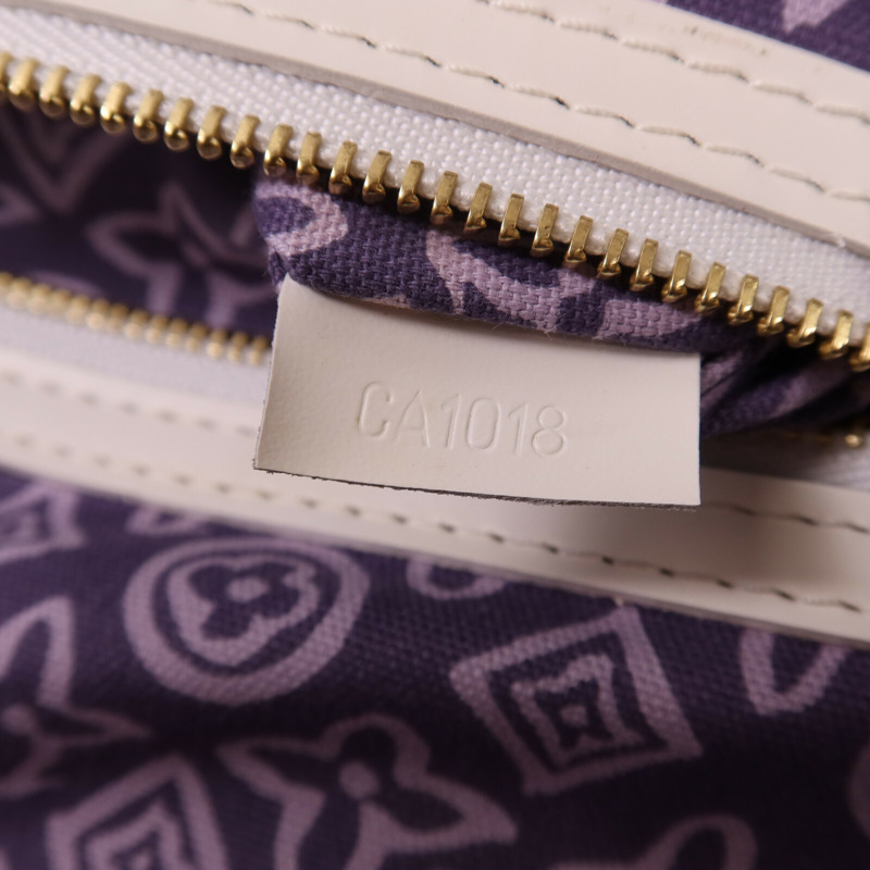 LOUIS VUITTON 帆布Cruise Line Tahitienne GM金扣肩背袋-6