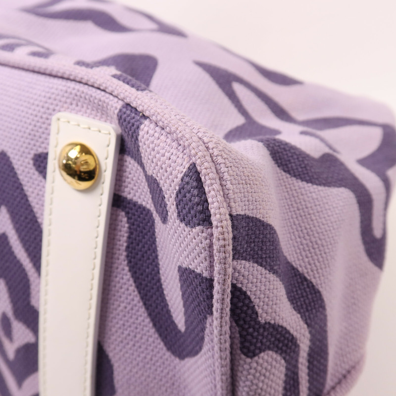 LOUIS VUITTON 帆布Cruise Line Tahitienne GM金扣肩背袋-9