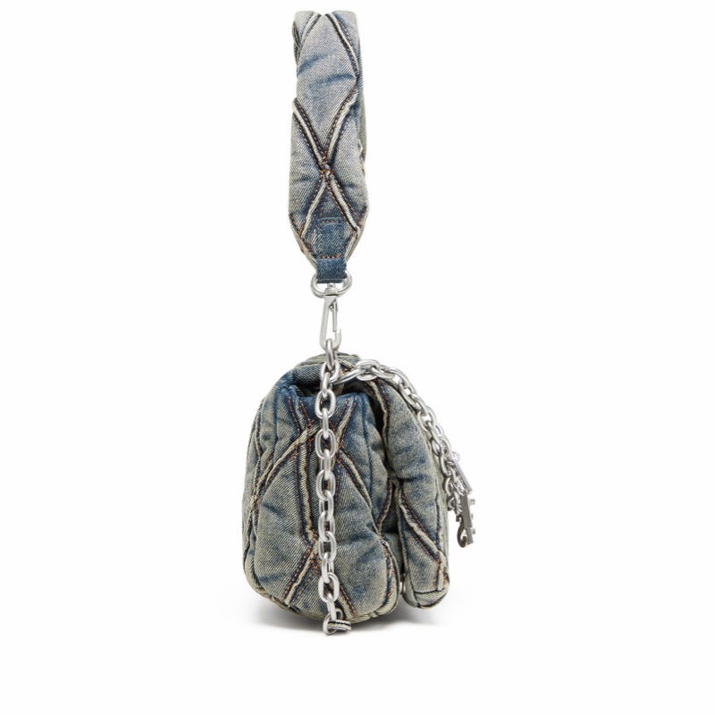Diesel 女士 絎縫牛仔單肩包均碼碼21cm*9cm*16cm-2