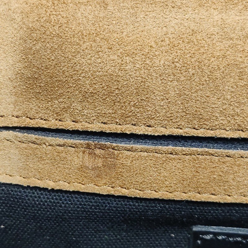 Burberry Macken牛皮帆布拼色格紋金屬扣斜挎包單肩包-8