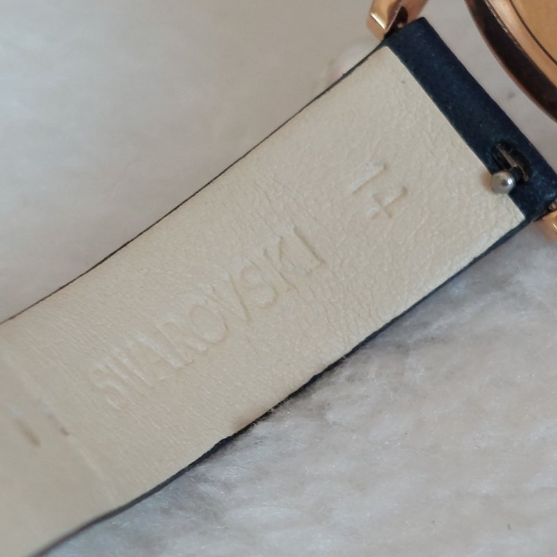 Swarovski 施華洛世奇 Crystalline Aura 璀璨光環時尚腕錶玫瑰金x藍（石英錶）~二手-20