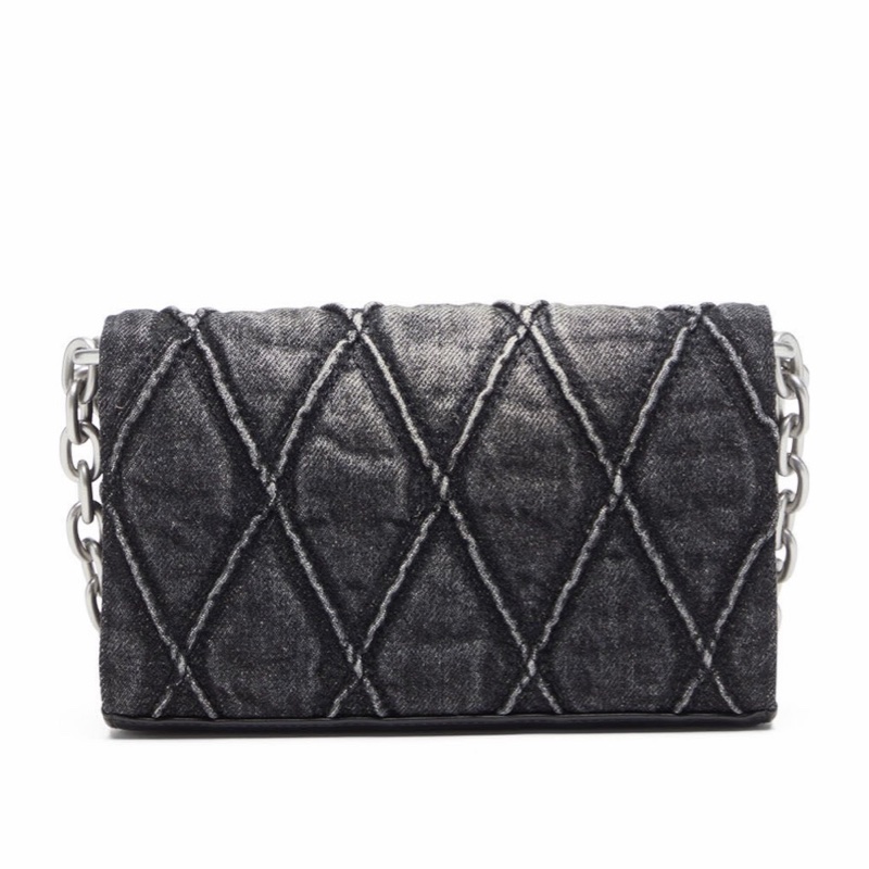 Diesel 女士 Charm-D牛仔單肩包均碼碼-4