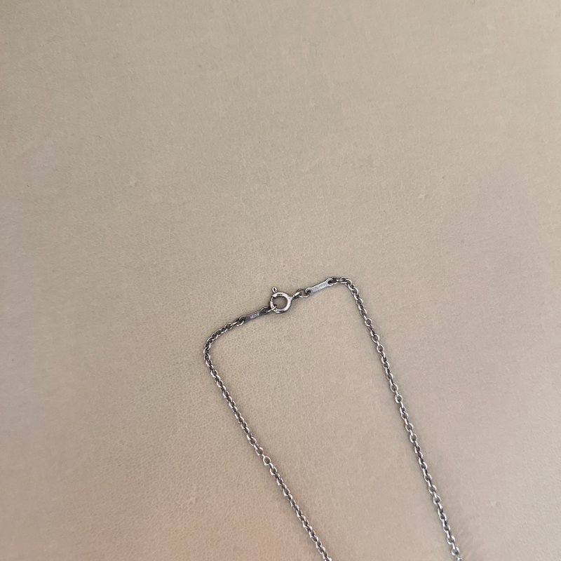 TIFFANY & CO 925純銀經典豆子吊墜頸鏈 Bean design Pendan 日本中古二手Vintage-5