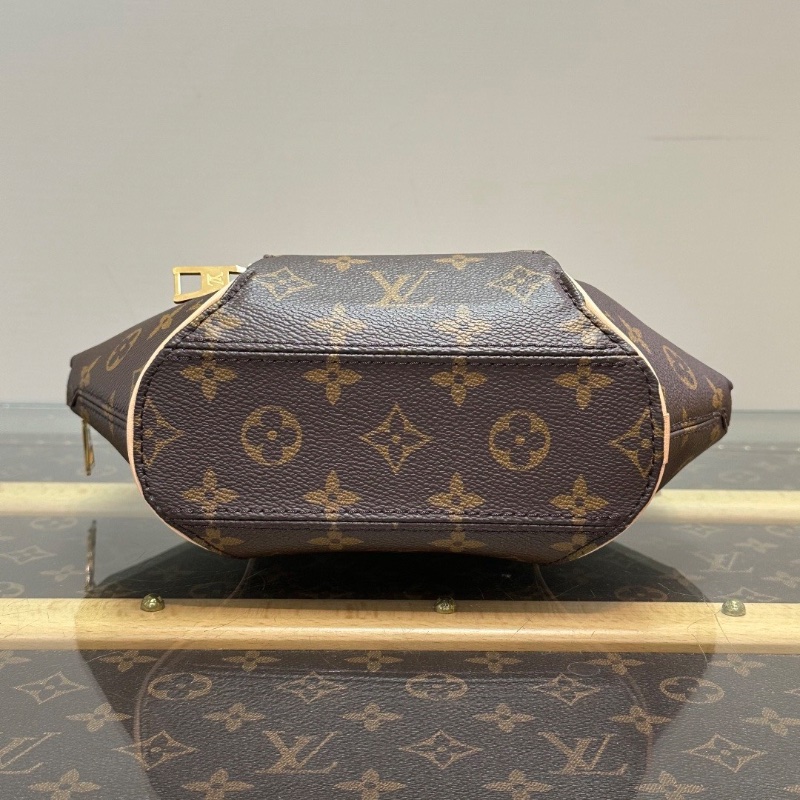 LV 老花ELLIPSE小號 河蚌手提肩背斜背包芯片款28*23*8 99新配件盒子塵袋-4