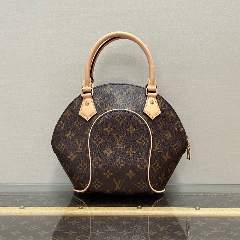 LV 老花ELLIPSE小號 河蚌手提肩背斜背包芯片款28*23*8 99新配件盒子塵袋-6