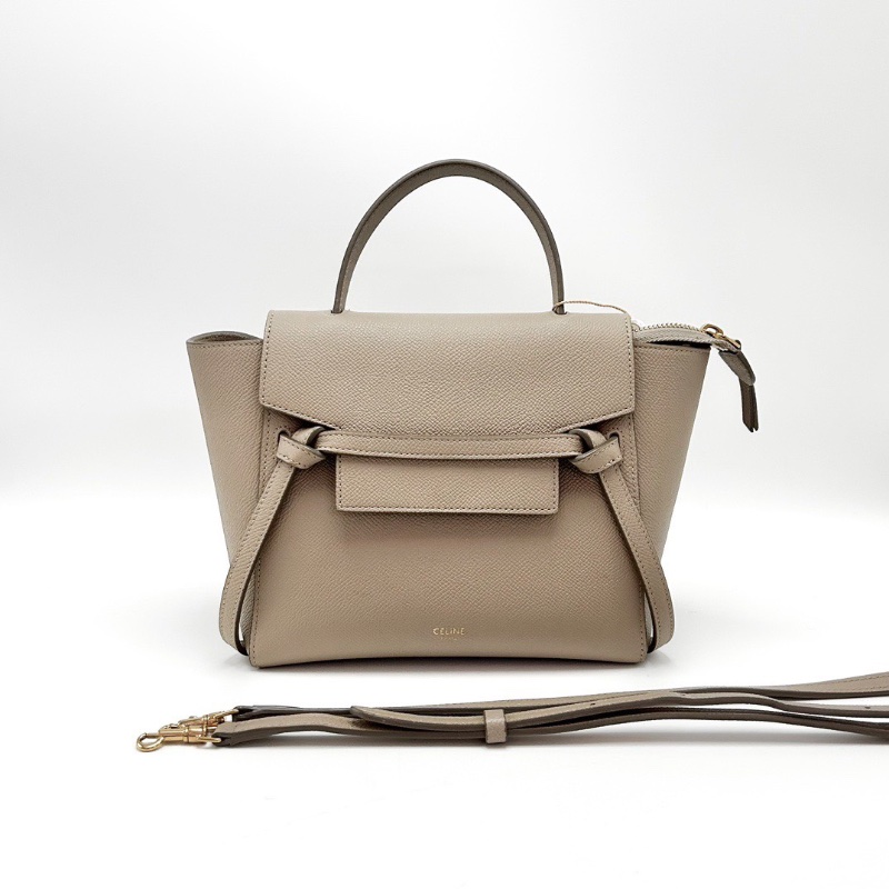 CELINE金扣小號鯰魚手提斜背包20*17*12 98新配件塵袋-1