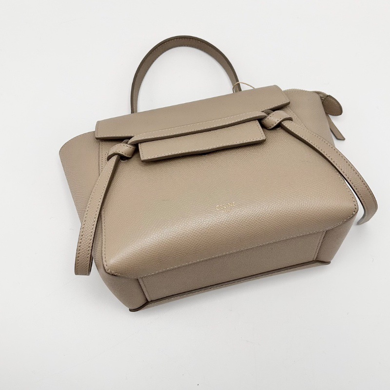 CELINE金扣小號鯰魚手提斜背包20*17*12 98新配件塵袋-3