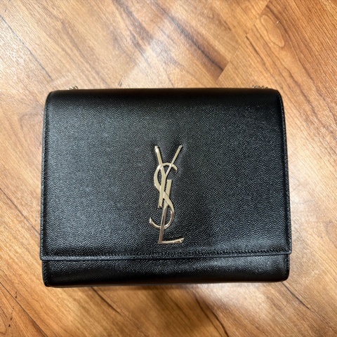 YSL SAINT LAURENT 銀鏈條 可肩背斜背
