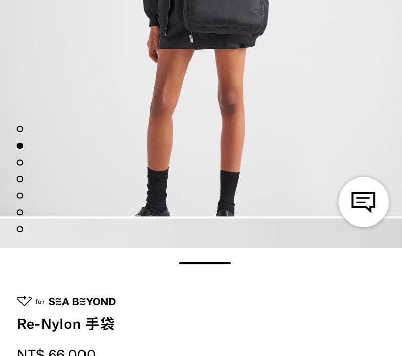 9新以上✨專櫃六萬🖤黑色prada尼龍郵差包 斜背包-10