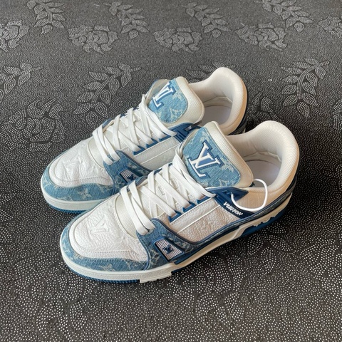 Louis Vuitton路易威登 trainer白藍牛仔41.5碼