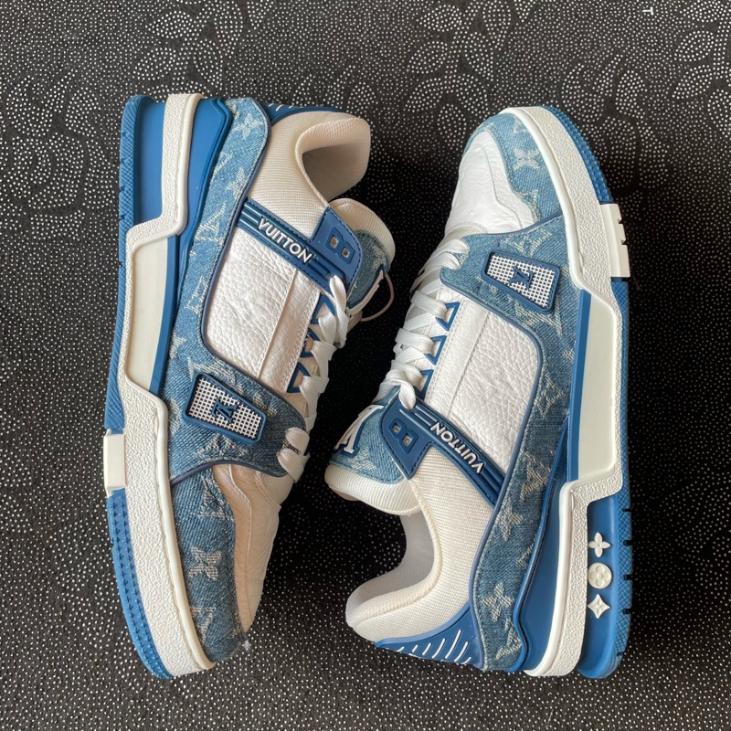 Louis Vuitton路易威登 trainer白藍牛仔41.5碼-7