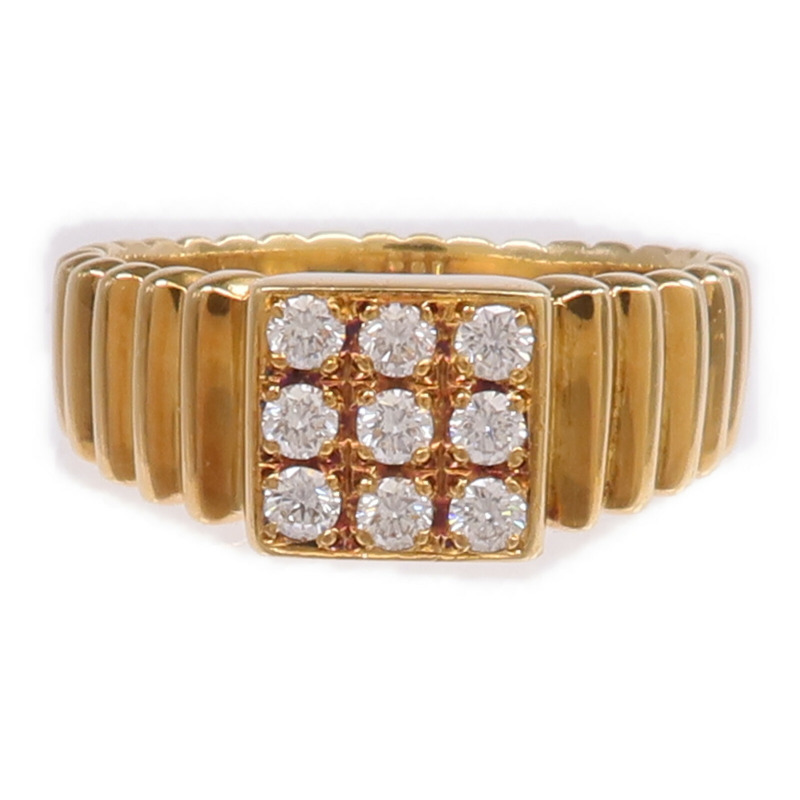 Dior 18K黃金Diamond Ring鑽石戒指US#6.75-1