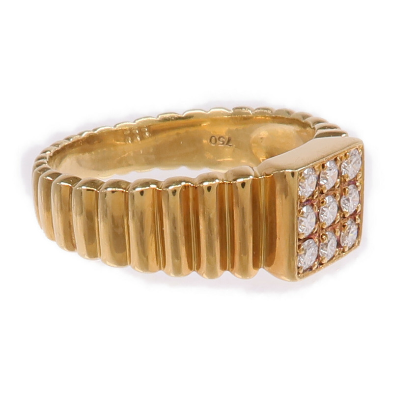 Dior 18K黃金Diamond Ring鑽石戒指US#6.75-3