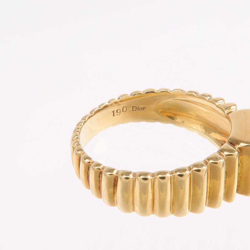 Dior 18K黃金Diamond Ring鑽石戒指US#6.75-5