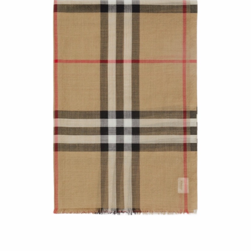 Burberry 女士 格紋圍巾均碼碼220cm*70cm-0
