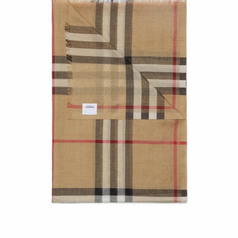 Burberry 女士 格紋圍巾均碼碼220cm*70cm-1