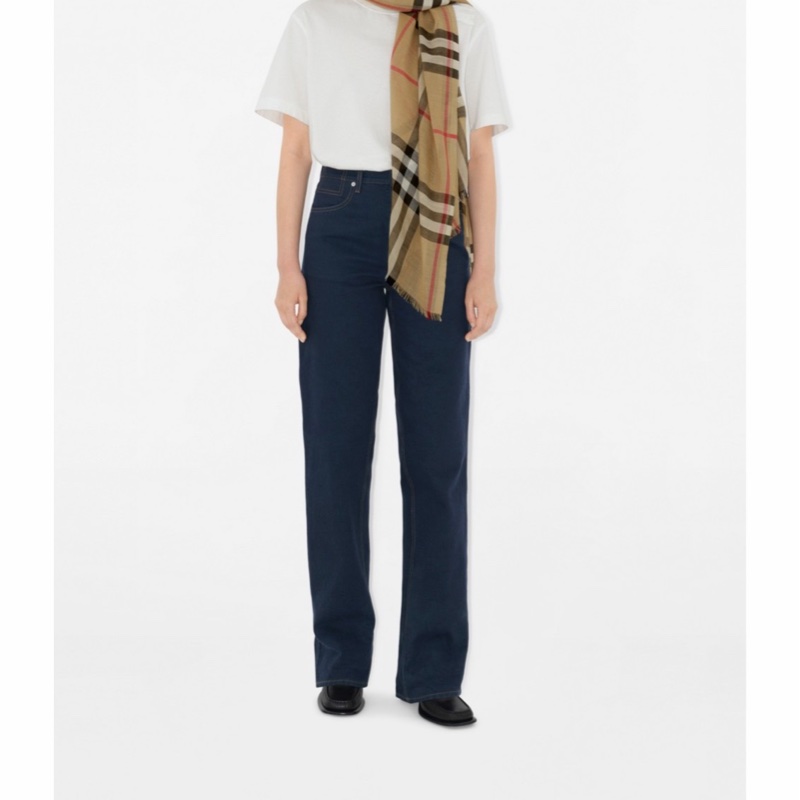 Burberry 女士 格紋圍巾均碼碼220cm*70cm-2