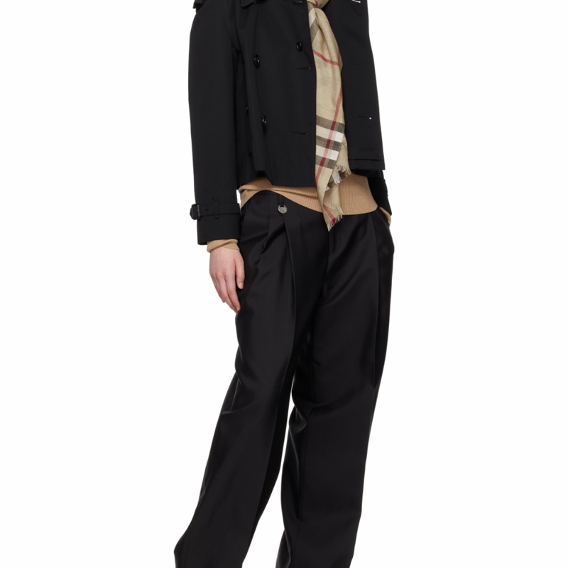 Burberry 女士 格紋圍巾均碼碼220cm*70cm-5