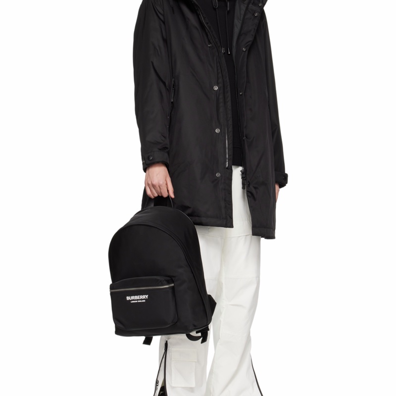 Burberry 男士 徽標印花雙肩包 常規、30.5cm*14.5cm*42.5cm-1