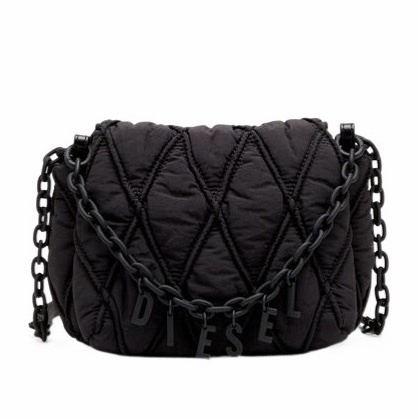 Diesel 女士 Charm-D S-Small 絎縫單肩包均碼碼21cm*9cm*16cm