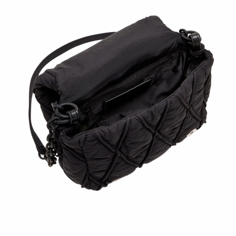 Diesel 女士 Charm-D S-Small 絎縫單肩包均碼碼21cm*9cm*16cm-3