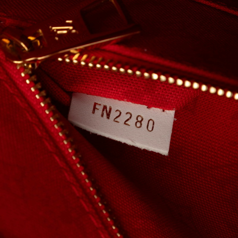 路易威登 Monogram Giant LV Crafty On-the-Go GM 手提包/單肩包 M45358 奶油紅白色皮革 女士 LOUIS VUITTON-5