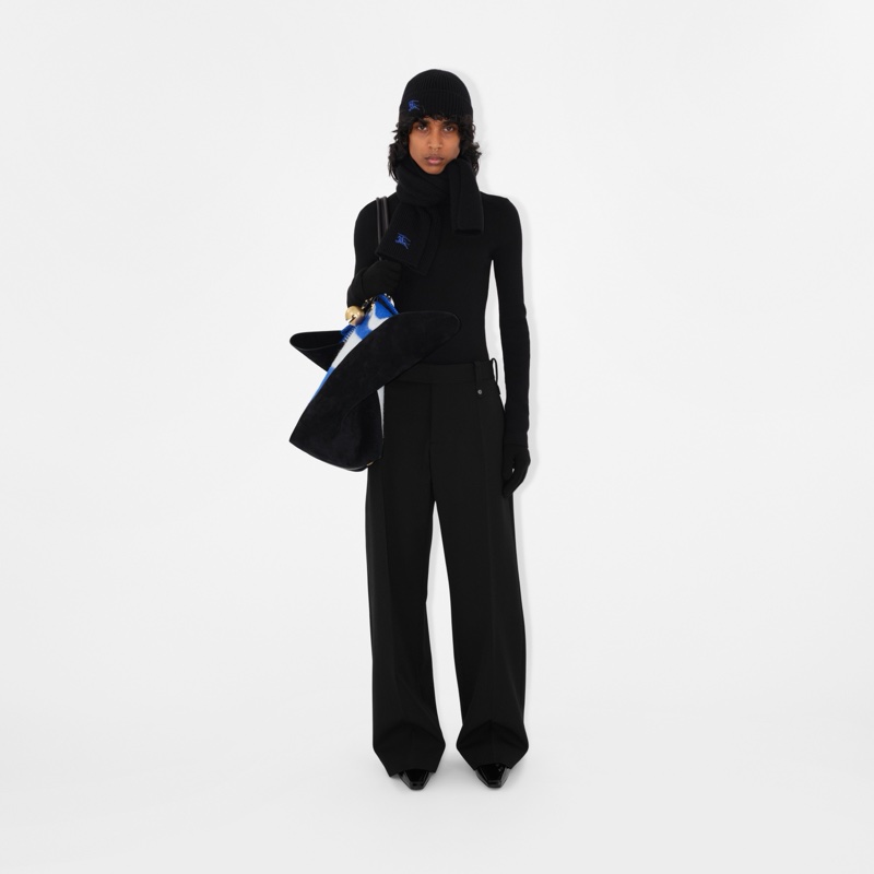 Burberry 男女同款 EKD羊絨圍巾均碼碼180cm*25cm-3