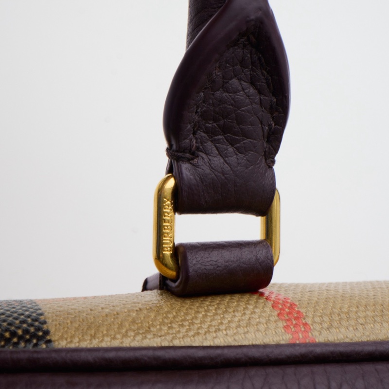 Burberry 女士 Highlands 保齡球包均碼碼常規、33.5cm*12.5cm*17cm-4