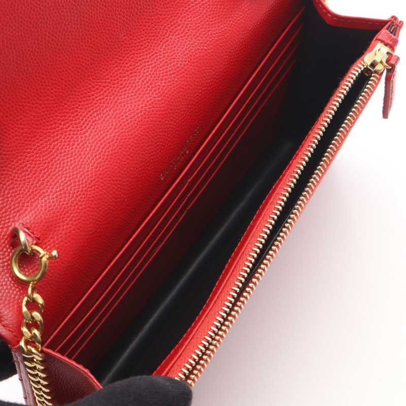 SAINT LAURENT PARIS Cassandra 信封鏈條單肩斜背包 857605 二手-2