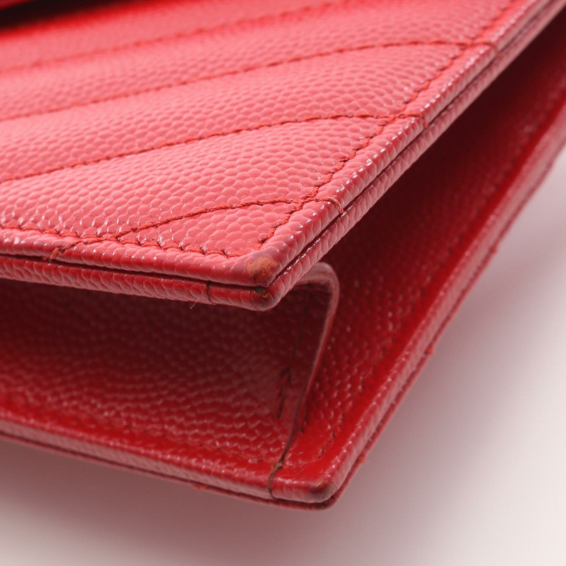 SAINT LAURENT PARIS Cassandra 信封鏈條單肩斜背包 857605 二手-8