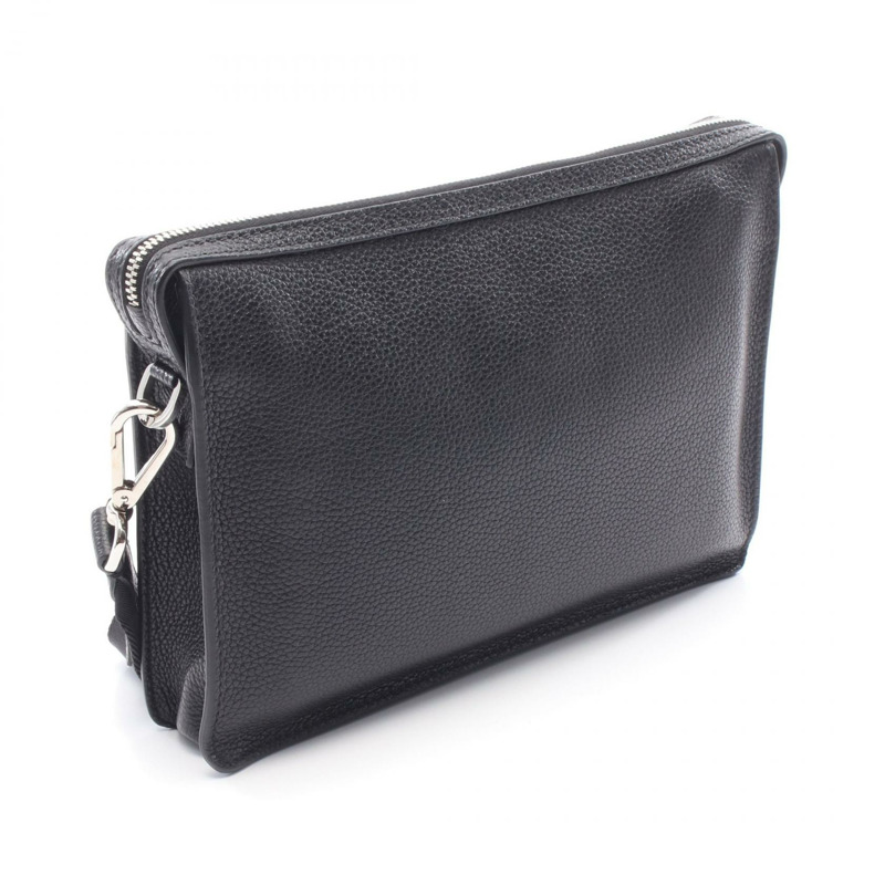 PRADA TORO 男士單肩斜背包 2VH091 黑色真皮-1