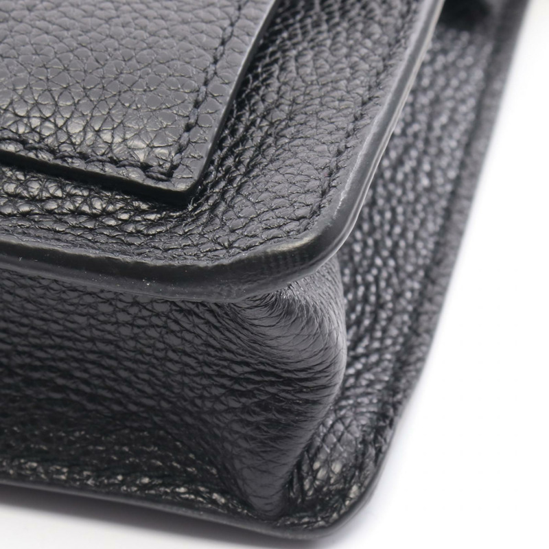 PRADA TORO 男士單肩斜背包 2VH091 黑色真皮-4