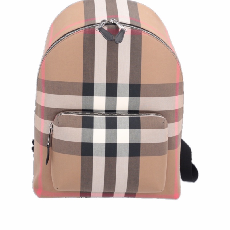 Burberry 男女同款 格紋雙肩包均碼碼常規、30cm*14cm*42cm-3