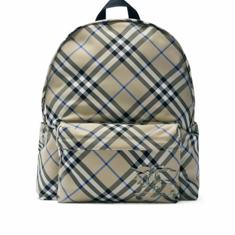 Burberry 男士 格紋圖案雙肩包均碼碼常規、35cm*14cm*41cm