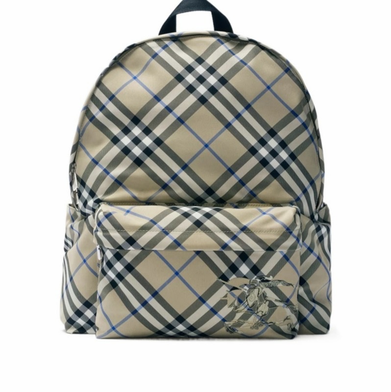 Burberry 男士 格紋圖案雙肩包均碼碼常規、35cm*14cm*41cm-0