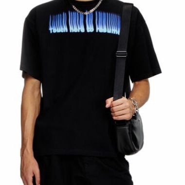 Diesel 男士 Rave 拉鍊單肩包均碼碼24.5cm*10cm*17cm-4