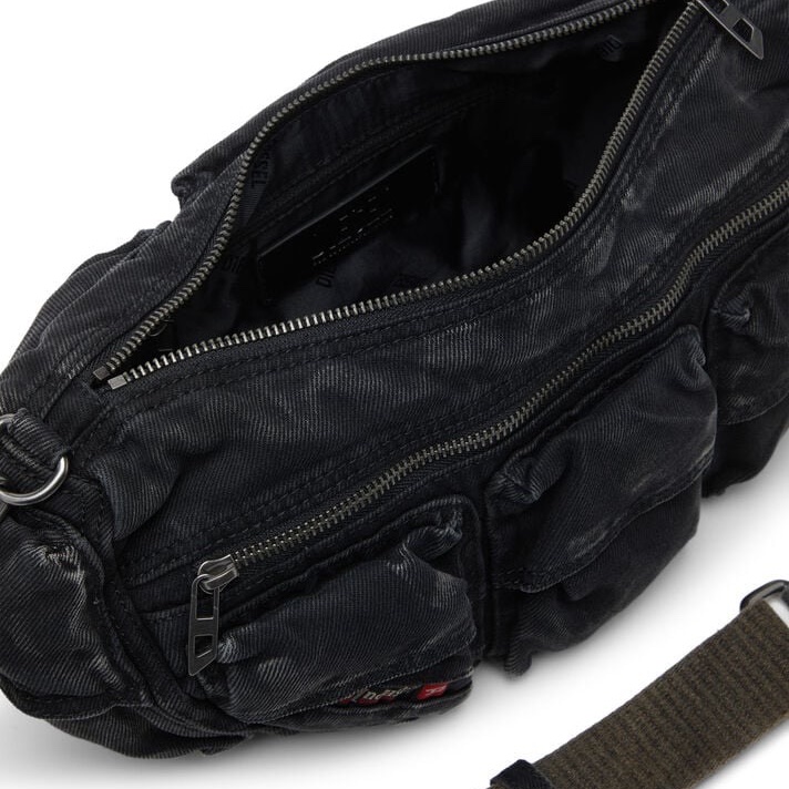 Diesel 男女同款 水洗牛仔布多口袋包均碼碼34cm*18cm*12cm-2