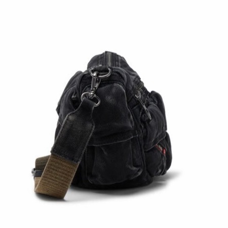 Diesel 男女同款 水洗牛仔布多口袋包均碼碼34cm*18cm*12cm-3