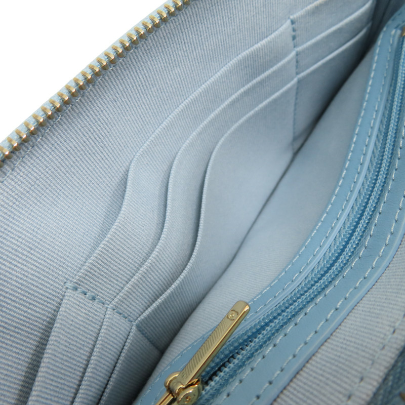 藍色 荔枝紋 牛皮 鏈條 手機包 肩背包【CHANEL 香奈兒】 AP2096-6