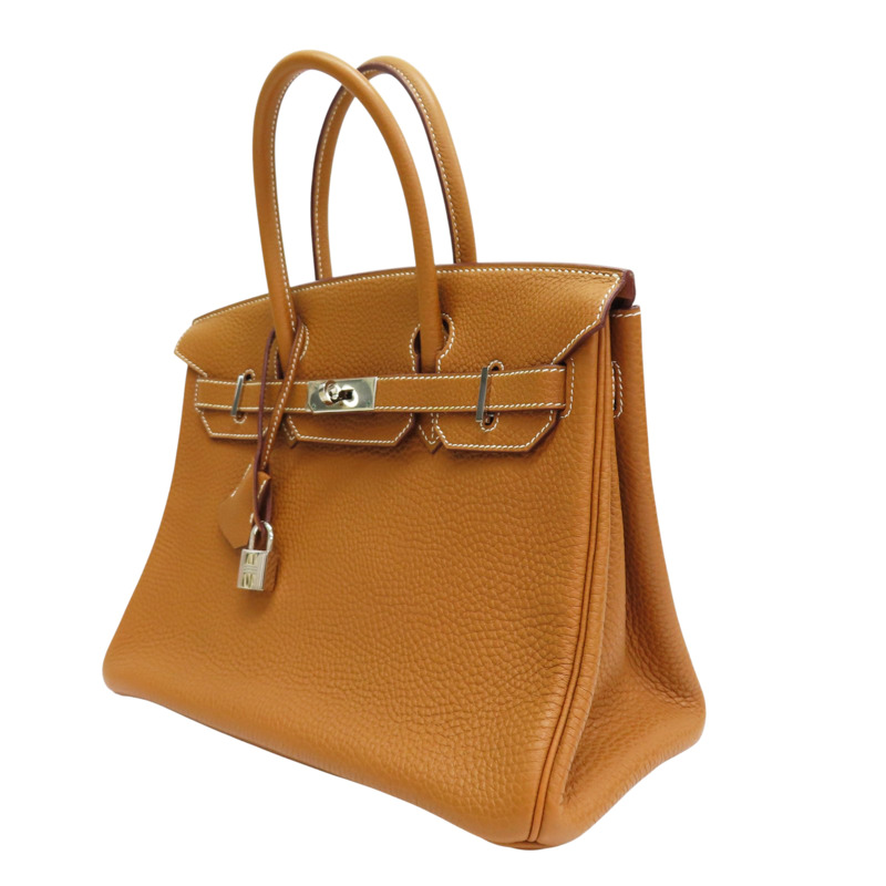 金棕色 Taurillon牛皮 Birkin 30 柏金包 手提包 口K刻 銀扣【HERMES 愛馬仕】-2