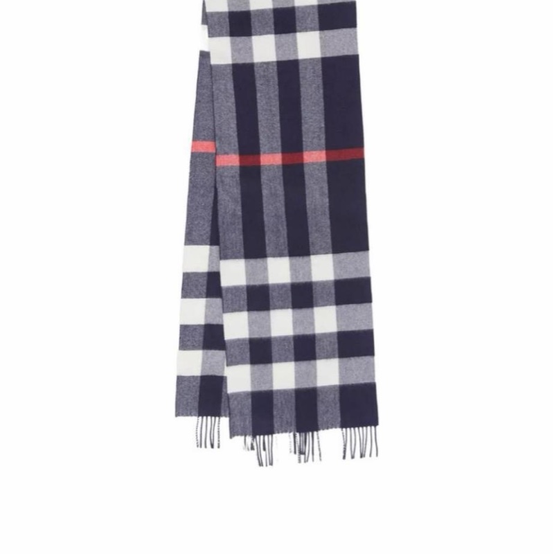 Burberry 男女同款 格紋羊絨圍巾均碼碼200cm*36cm-0