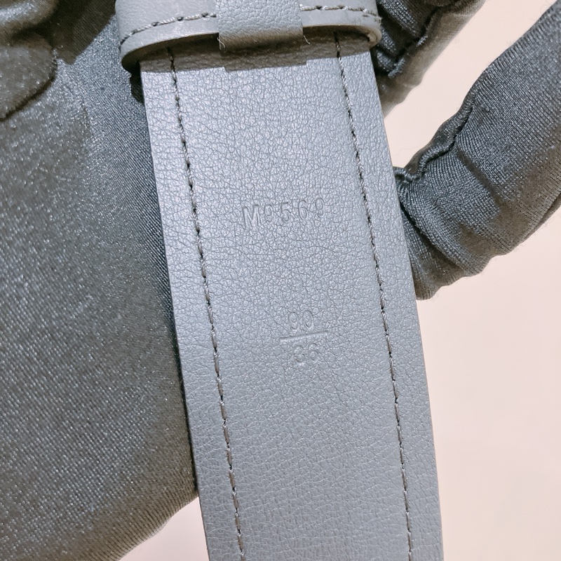 TK1937 LOUIS VUITTON路易威登格子男裝皮帶 M9569 DAMIER PRINT GRAPHITE BELT CANVAS [UNUSED]-4