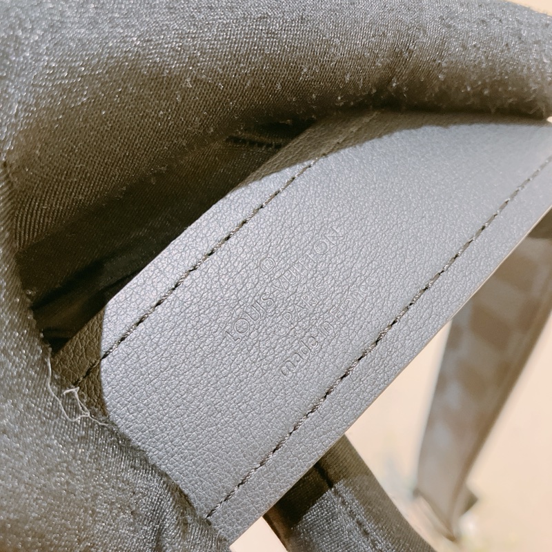 TK1937 LOUIS VUITTON路易威登格子男裝皮帶 M9569 DAMIER PRINT GRAPHITE BELT CANVAS [UNUSED]-5