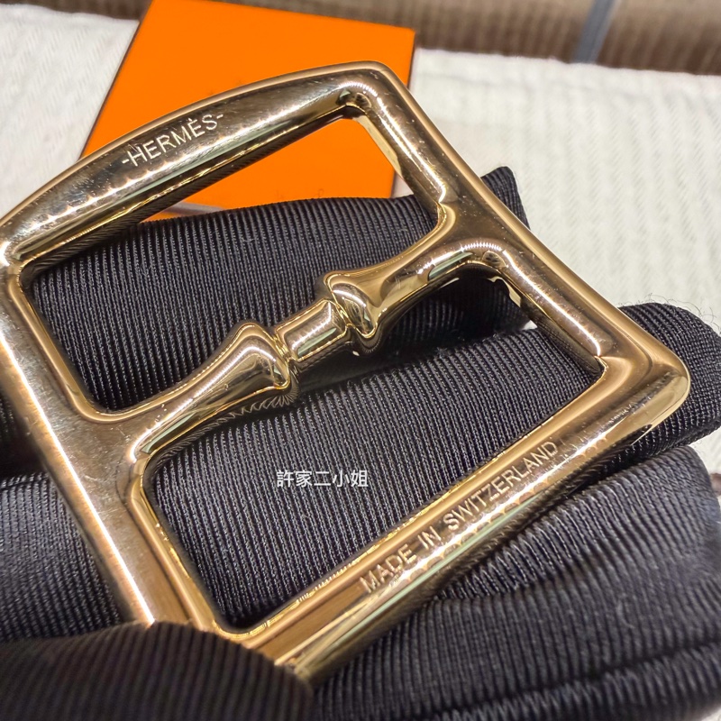 Hermes保存良好 二手閒置絲巾釦-7