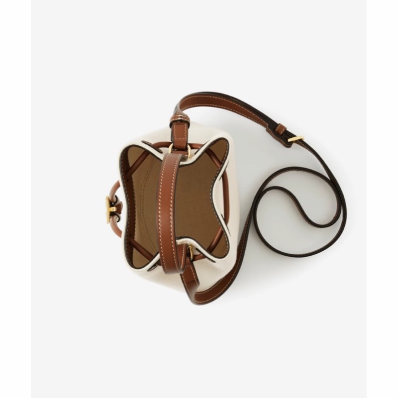 Burberry 女士 TB 迷你水桶單肩包均碼碼常規、16.5cm*11cm*18.5cm-4