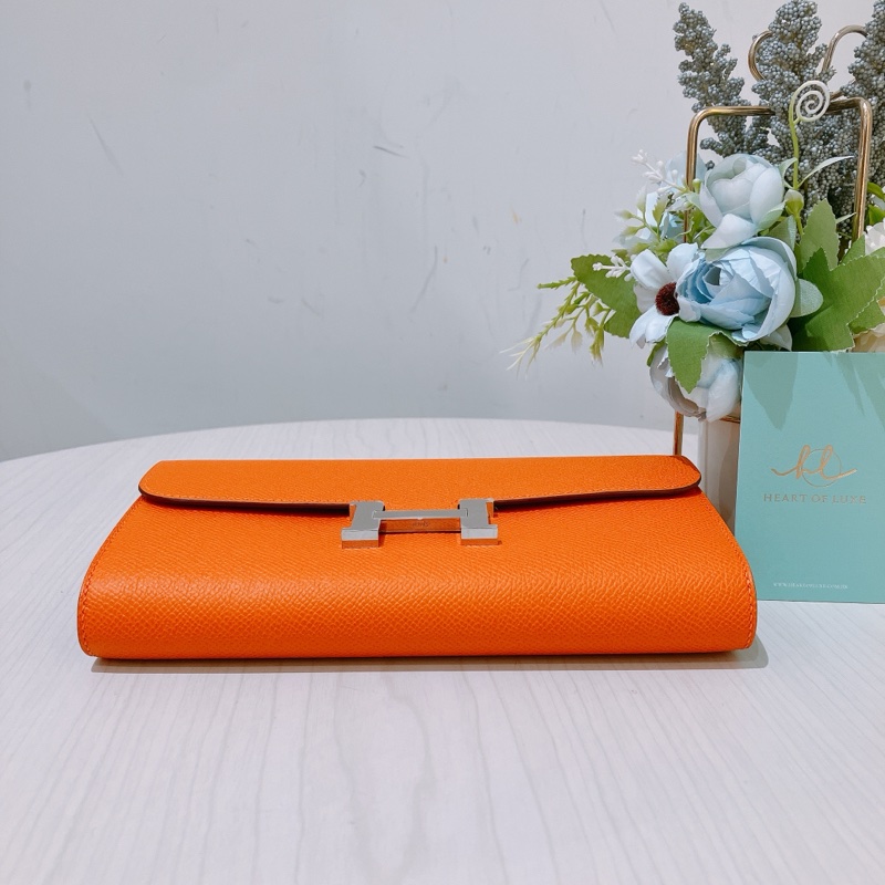 TK1938 HERMES 愛馬仕橙色康康包CONSTANCE TO GO VEAU EPSOM ORANGE X PHW STAMP B [NEW]-4